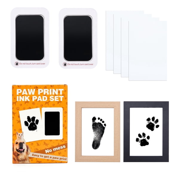 2 PCS Inkless Paw & Handprint Keepsake Kit  Mess-Free DIY Memory Set