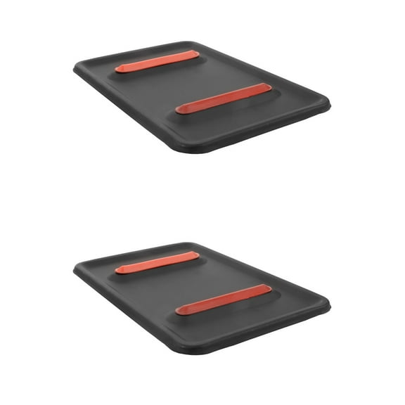 2 PCS Ironing Board Medium Resistant Iron Heat Shield 22.00X14.50X0.50CM Black