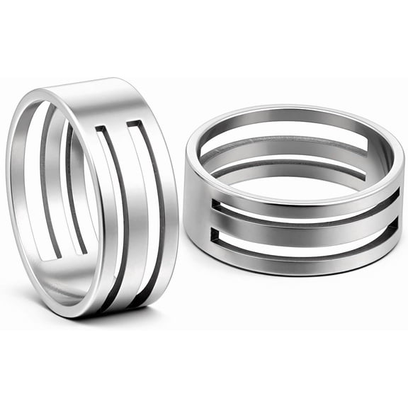 2 PCS Jump Ring Opener, Metal Jump Ring Tool for Jewelry Makers, Circle JumpRing Closer Rings for Jewelry Craft Projects, Silver