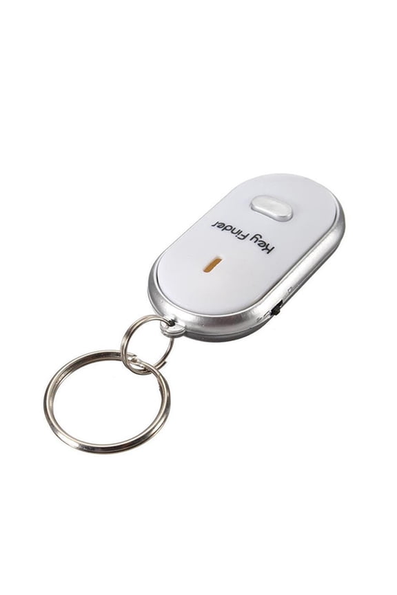2 PCS Key Finder Locator Find Lost Keys Chain Keychain Whistle Sound Control Whistle Key Finder With Light - Quick Location