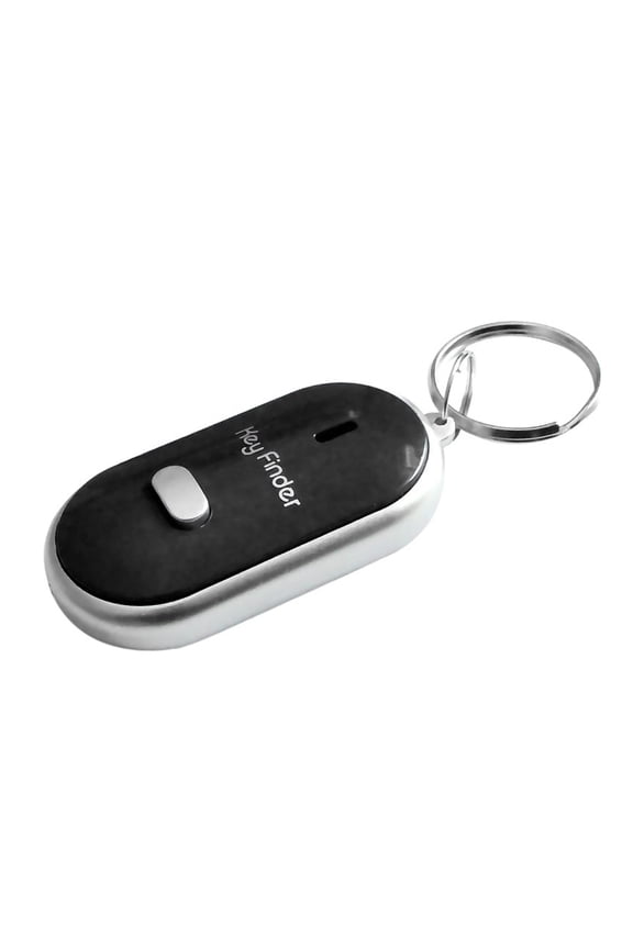 2 PCS Key Finder Locator Find Lost Keys Chain Keychain Whistle Sound Control Whistle Key Finder With Light - Quick Location