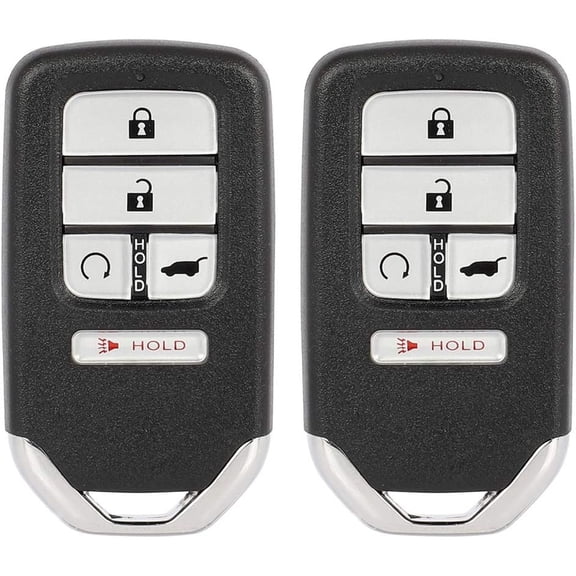 2 PCS Keyless Entry Remote Control Key Fob for 2016-2020 for Honda for Civic for Honda for CR-V for Honda for Pilot KR5V2X V44 433.92 7812D-V2X A2C98317400 5 Buttons