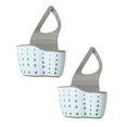 thumbnail image 1 of 2 PCS Kitchen Hanging Sponge Holder Adjustable Rubber Sink Dishwashing Liquid Drainer Brush Rack Draining Basket For Scrubber Dish Brush Kitchen Accessories Organizer Kitchen Storage, 1 of 8