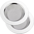 thumbnail image 1 of 2 PCS Kitchen Sink Strainer Stainless Steel, kitchen Sink Drain Strainer，Sink Strainers with Large Wide Rim 4.5" Diameter for Kitchen Sinks, 1 of 7