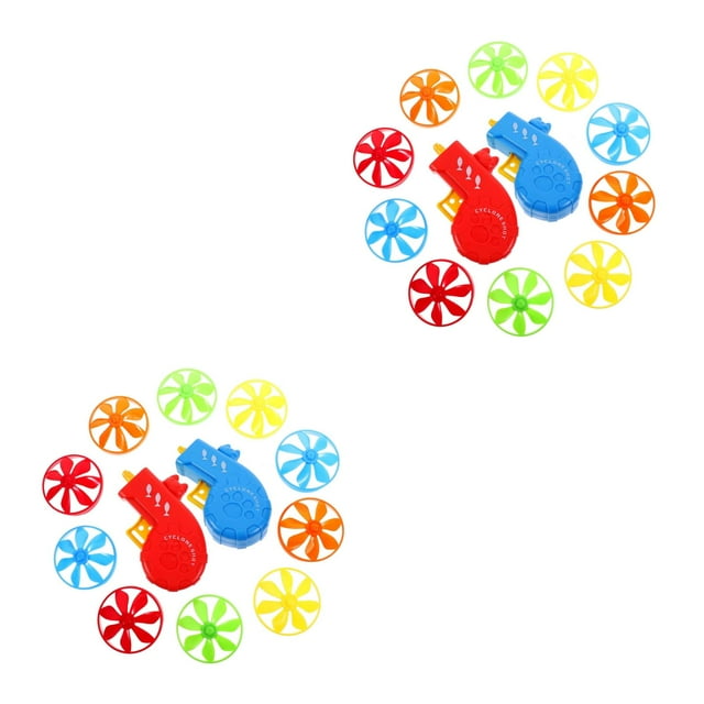 2 PCS Kitten Spinning Plate Shooter Funny Cat Toy Set Playthings Boy