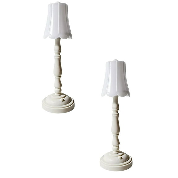 2 PCS LED Table Lamp Battery Operated Bedside Lamp Eye Nightstand Lamp Modern Simple Bedside Light Night Light ation For Bedroom Living Room Office Bar Cafe Christmas supplies Christmas Decor