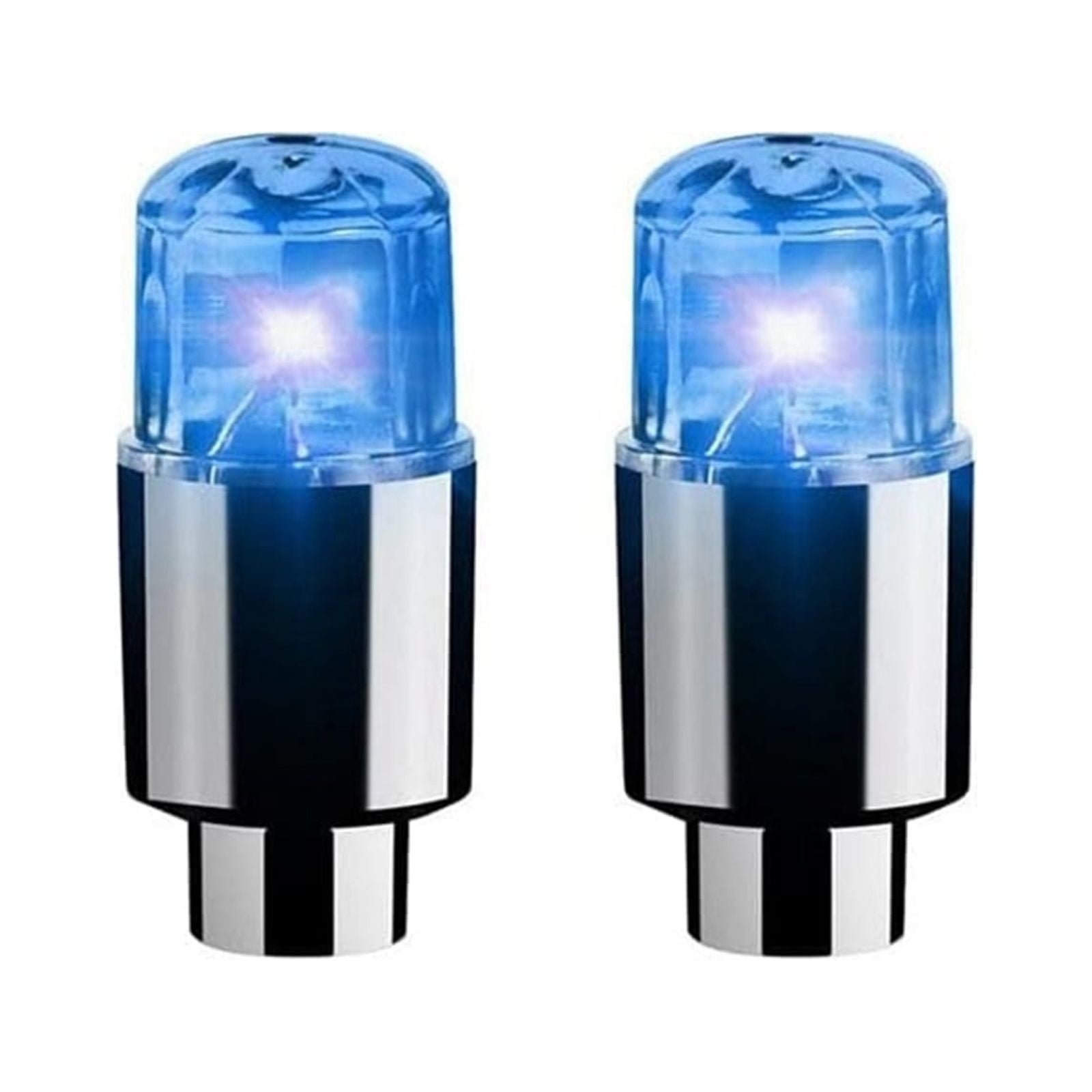 2 PCS LED Valve Stem Caps Lights for Car Tires Bike Truck Golf Cart