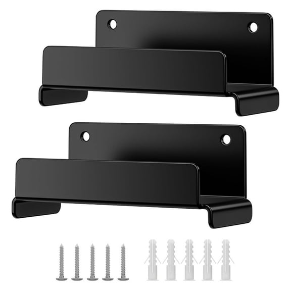 2 PCS Ladder Hook for Garage Wall, Heavy Duty Ladder Brackets for Wall Mount Storage, Utility Hook for Ladders, Folding Chairs, and Tools, Garage Organization and Storage Solution, 5.3x2.2x2.4 Inch