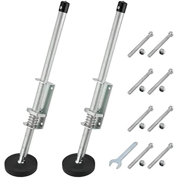 2 PCS Ladder Leveler, Ladder Leg Extensions Levelers, Stairs Extension Ladders Stabilizer with Rubber Feet for Stable Platform, 330 Lbs Loading Capacity$$Tools