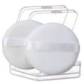 thumbnail image 1 of 2 PCS Large Body Powder Puff with Container - 5 Inch Fluffy Cotton Powder Puff for Body Powder, Loose Mineral Foundation, and Dusting Powder, Big Powder Puff for Smooth and Even Application White, 1 of 5