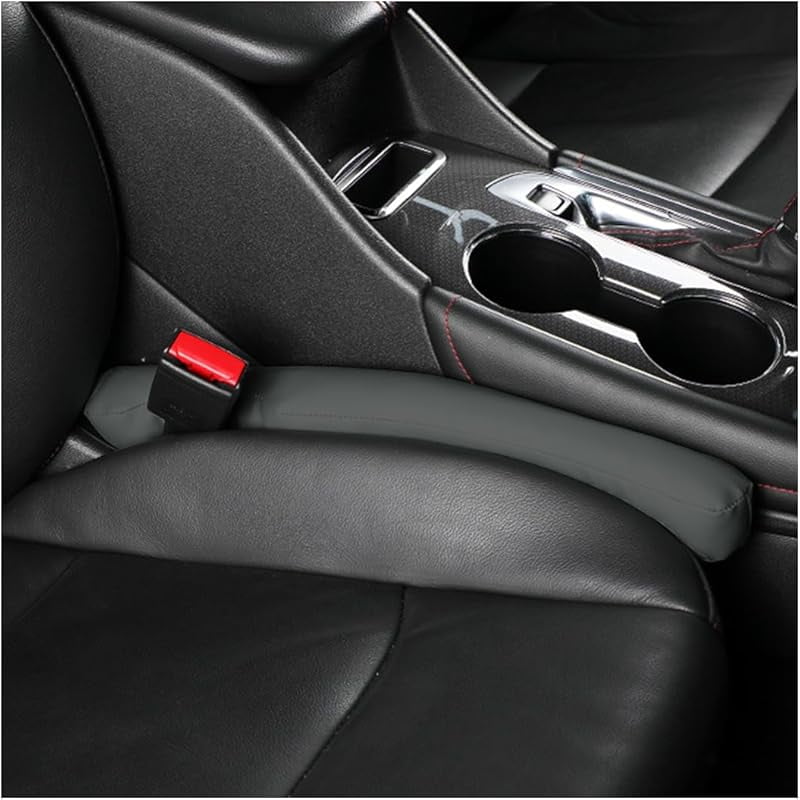 2 PCS Leather Car Seat Gap Filler, Auto Crevice Crack Plug Blocker to ...