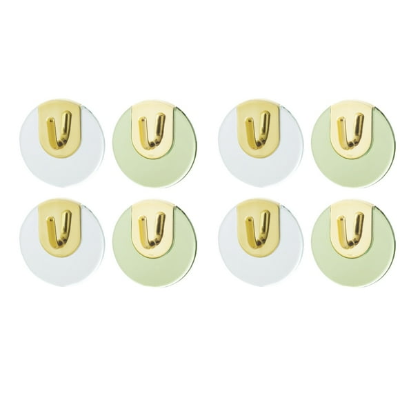 2 PCS Light Luxury Nail-Free Hook Double Sided Tape Wall Rack Office