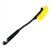 2 PCS Long Handle Vehicle Tire Carpet Cleaning Brush, Car Wheel Rim Wash Brush Automotive Detailing Cleaner Accessories for Easy Scrubbing, Universal for SUV, Sedan, Truck