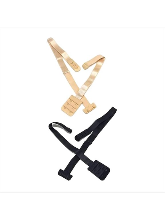 2 PCS Low Back Bra Converter Bra Converter Bra Adjustable Backless Underwear Extension Buckle Dress Bra Bridal Bra