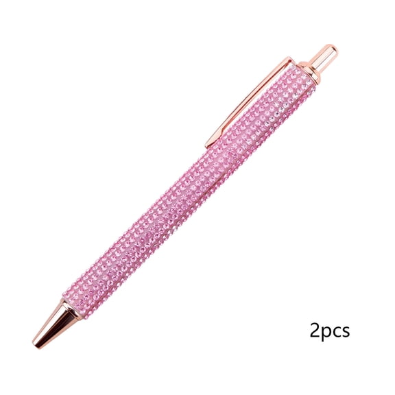2 PCS Luxury Fancy Pens - Ballpoint Pen with Smooth Writing, Comfortable , Durable Plastic Design for Office and Everyday Use