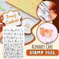 thumbnail image 1 of 2 PCS Making Cake Decoration 26 Alphabet Clear Letter Stamps Stamp Cards Craft Card Transparent A to Z Alphabets Stamps Set for Scrapbooking Cardmaking Embossing Decor, 1 of 8