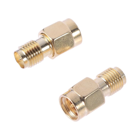 2 PCS Male to Female Adapter Connector SMA Router