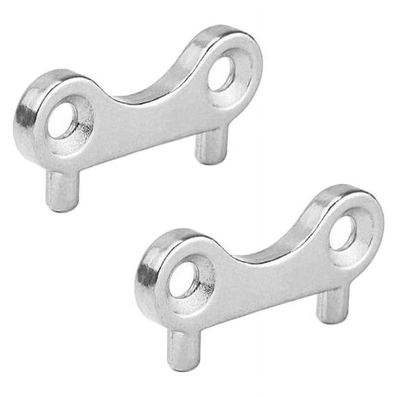 2 PCS Marine Boat Gas Cap Key Stainless Steel Water Fuel Tank Fill Filler Tool Yacht Accessories