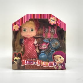 2 PCS Masha and The Bear Party Toys Dolls Gift