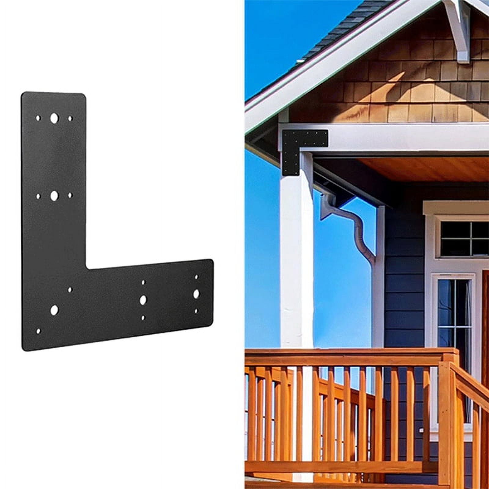 4 Pack 15.7"x5" Straight Steel Plate,Heavy Duty