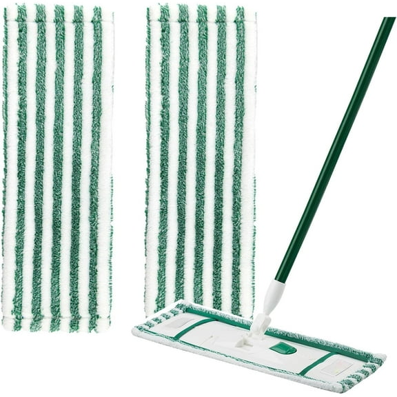 2 PCS Microfiber Mop Pad Refills Compatible with Libman Wet & Dry Microfiber Mop,Reusable Washable Microfiber Cloth Mop Head Pads for Wet and Dry Use