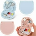 thumbnail image 1 of 2 PCS Mini Sewing Box Portable Small Sewing Kit Sewing Tool Combo Set, 1 of 6