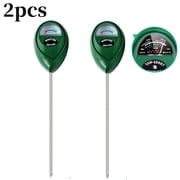 2 PCS Moisture Meter Water Monitor Soil Hygrometer Sensor Care, Lawn, Farm, Indoor & Outdoor. Plant Gifts for Gardeners, 10.23inch, Green