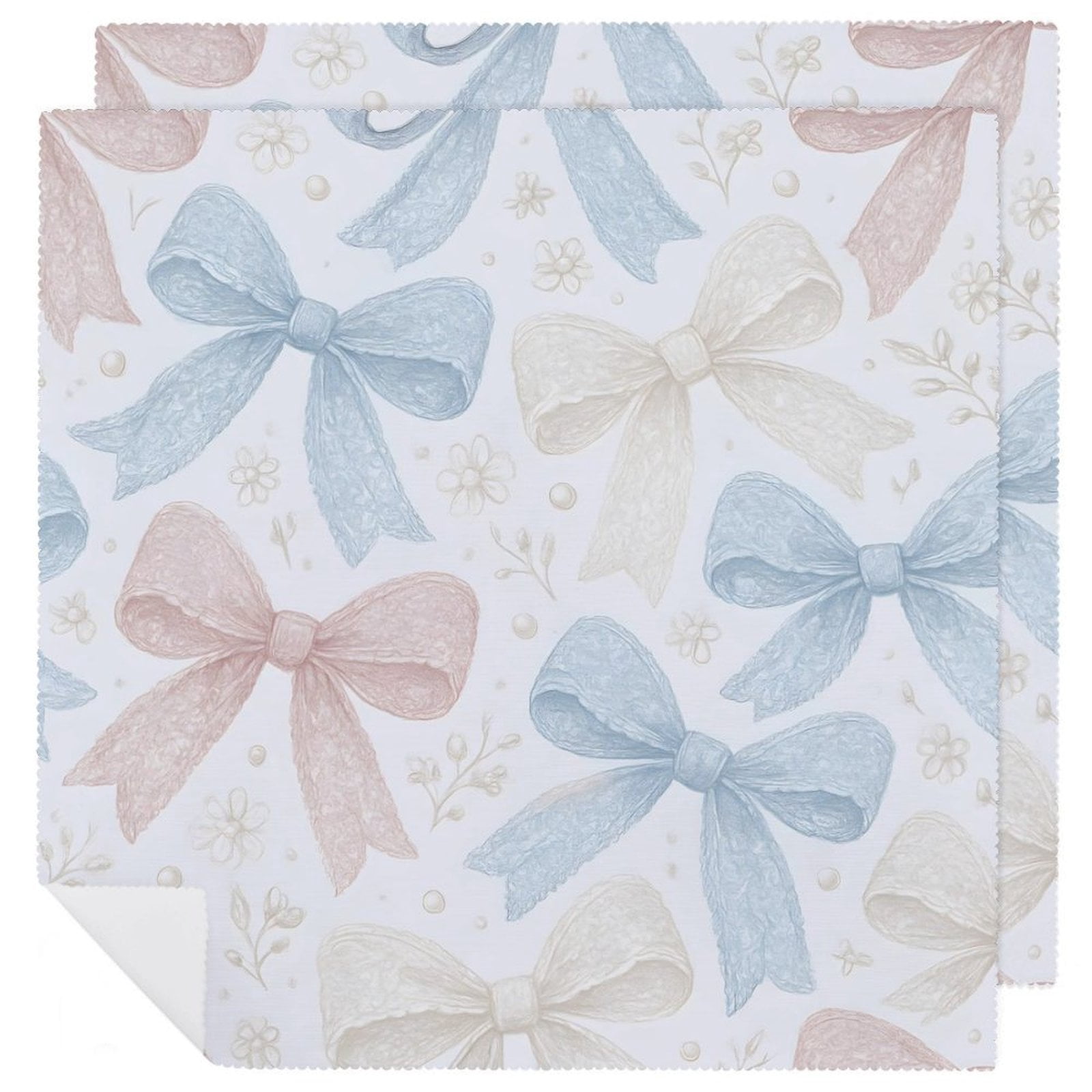 2 PCS Napkin Cloth 18.7in A Wide Range Of Uses Not Fade Not Ball For ...