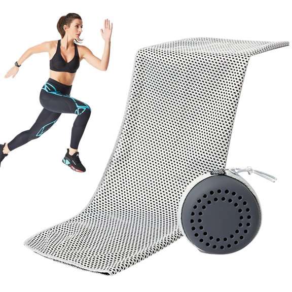 2 PCS Neck Cooler Wraps | Absorbent Cooling Towel Neck Wraps with Storage Box | Quick Dry Chilly Pads, Portable Scarf