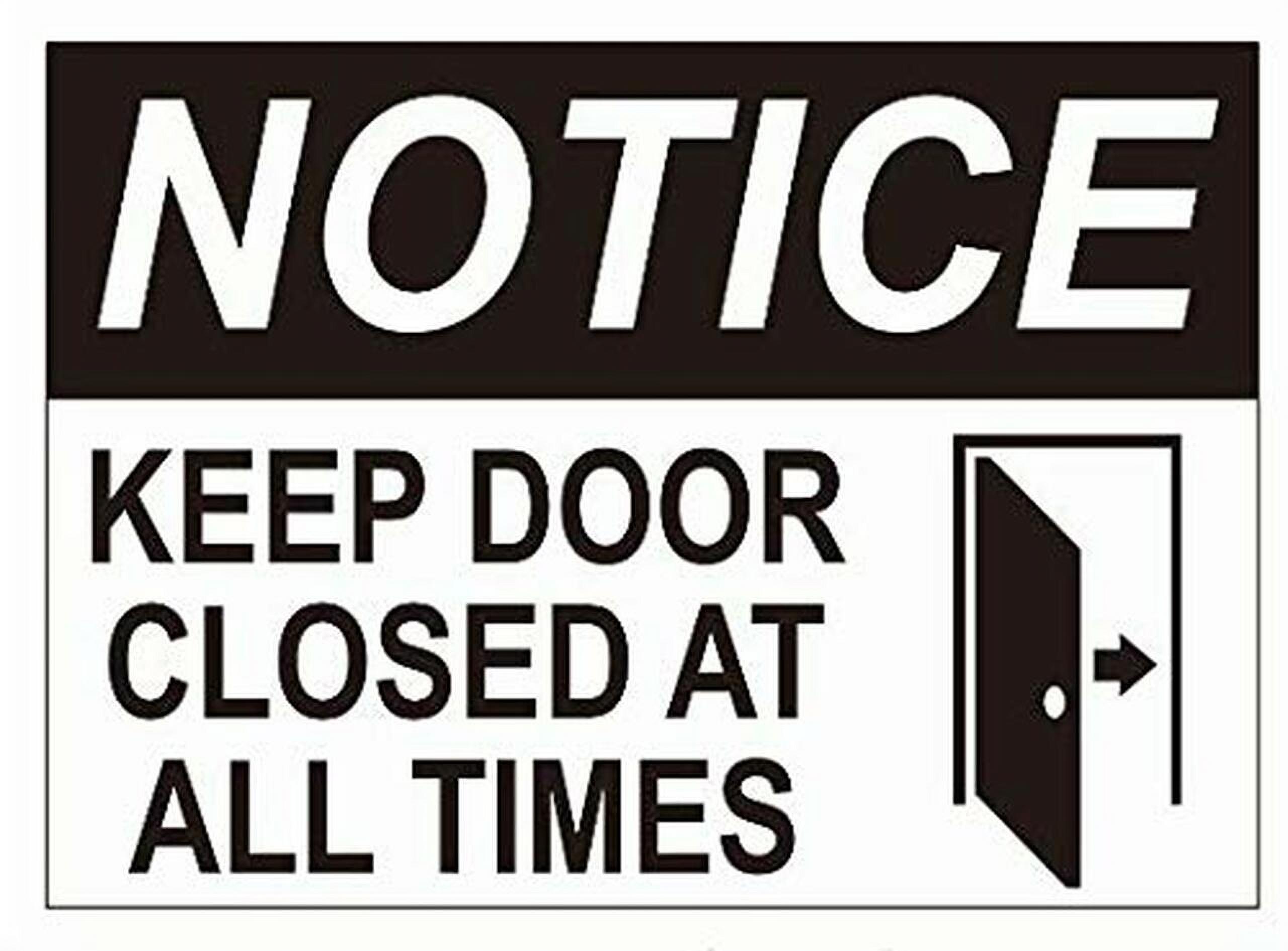 Please Allow Time For Door To Be Answered - Silver Self Adhesive Sign 185x45mm