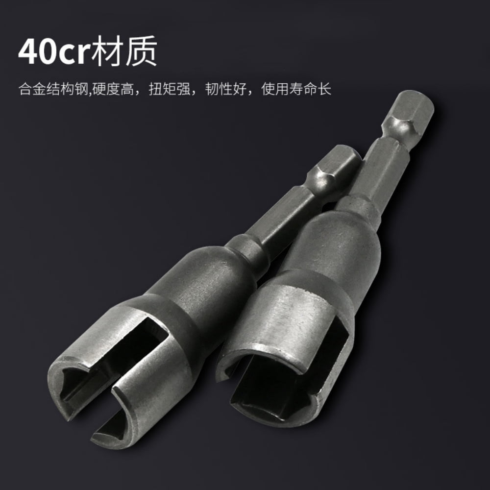 2 PCS Nut Driver Wing Nut Driver Drill Bit Socket Wrenches Tools Set