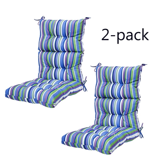 2-PCS Outdoor High Back Patio Chair Cushion Home Fashions Indoor Soft Chair Cushion Dining Chair Cushions