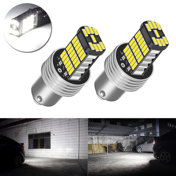 2 PCS PY P21/5W 1156 Ba15s 1157 Bay15d Car LED Bulb Turn Signal 4014 White LED Super Bright Car Turn Signal Reversing Lightspart