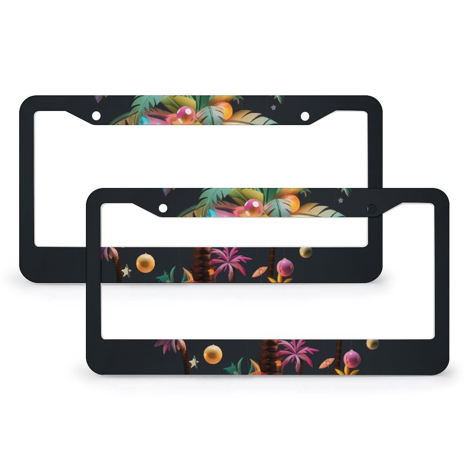 Palm Tree License Plate Framenull
