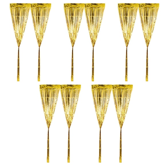 2 PCS Party Decoration Rain Curtain Mugshot Backdrop Wedding Dcor Drapes Baby Shower Decorations Fringe The Pet