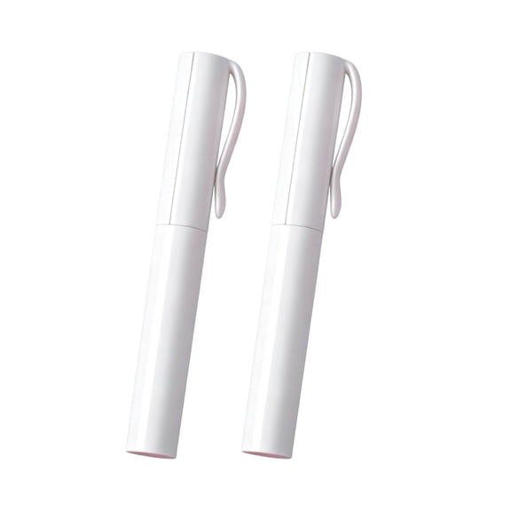 2 PCS Pen Mini Scissors, Portable Pen Shape Mini Scissors for Scrapbooking, Cute Compact Foldable Scissor for Paper Cutting, Scrapbooking, Crafting,White