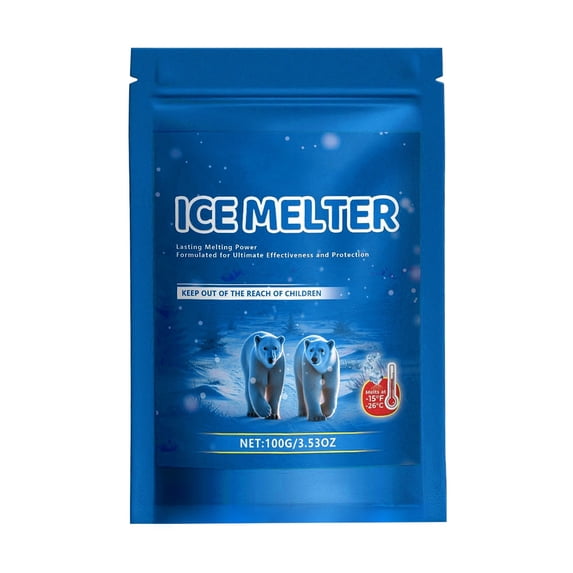 2 PCS Pet Safe Ice Melt,Snow Salt Ice Melt,Eco-Friendly and Concrete Safe Snow Melting Pellets,Quickly Melts Ice and Snow,Non-Toxic and Non-Corrosive,for Driveways,Walkways,Steps(Blue)