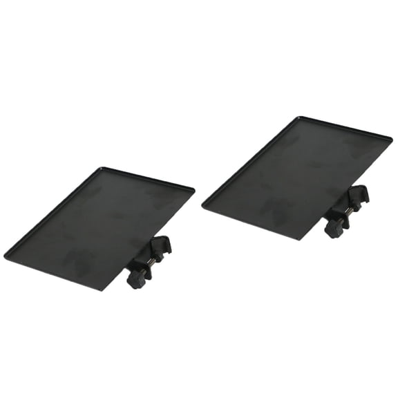 2 PCS Phone Holder Microphone Clamp Stands Music Guitar Picks Tray