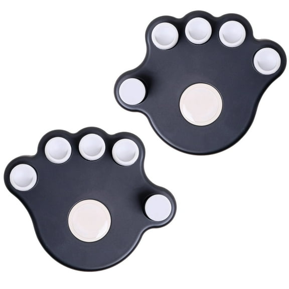 2pcs Piano Finger Trainer,Grip Strength Trainer, Keyboard Hand Shape and Finger Force Exerciser,for Guitar Piano Trigger Finger Training Arthritis Therapy and Grip(Black)