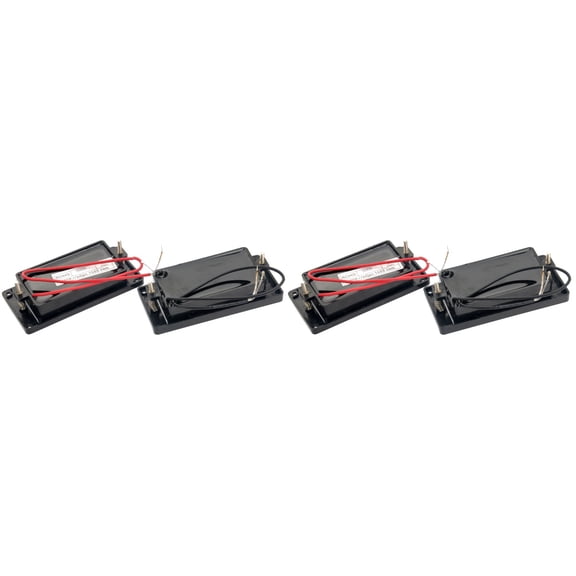 2 Pieces Pickups Tuner Practical Pickups Sealed Pickups Black