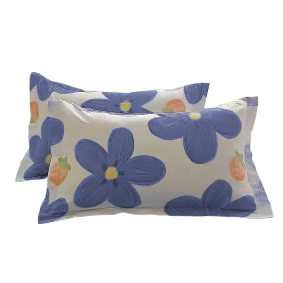 2 PCS Pillow Shams Pillowcase Pillow Covers Standard Size Pillow Cases Soft Breathable Pillow Cases Farmhouses Pillowcase, 18.9x30.71inch