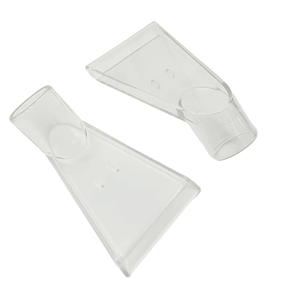 2 PCS Plastic Scrub Head Extraction Nozzles Portable Upholstery Nozzles Attachments for Vacuum