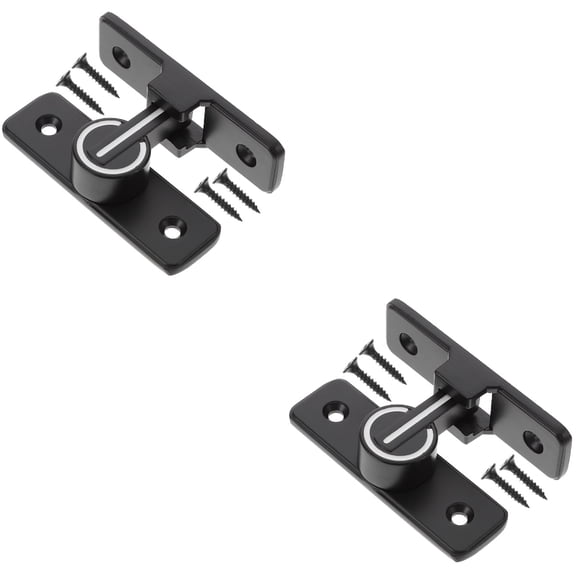 2 PCS Plug Door Lock Garage Locks Barn Through Chain Heavy Duty Gate Latches Pocket