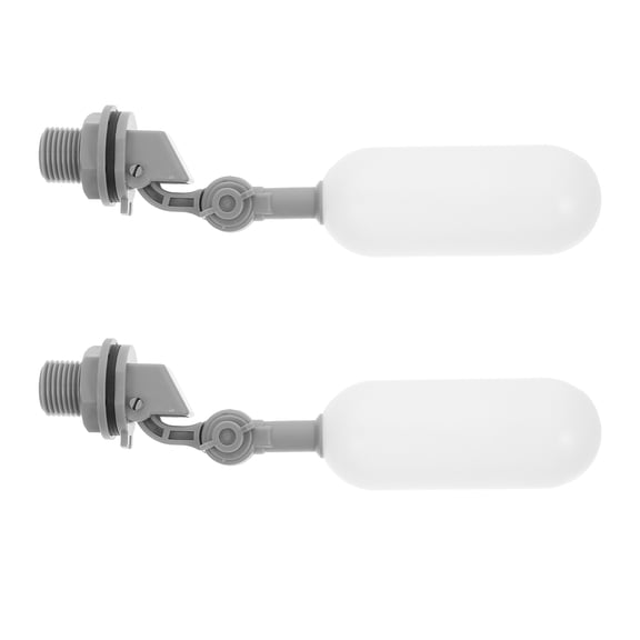 DINHEAROM Water Leveler Float Ball Valve Plastic Multi 2PCS