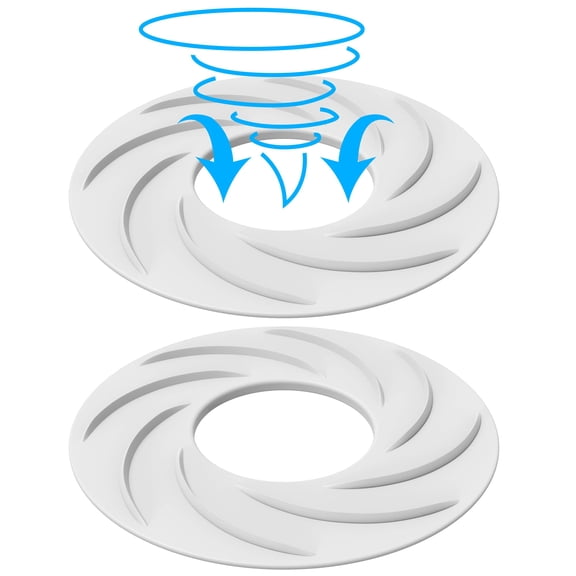 2 PCS Pool Skimmer Basket Turbocharger 8 Inch - Pool Cleaner Vortex Fittings, Reduce Cleaning Times for In Ground Pools