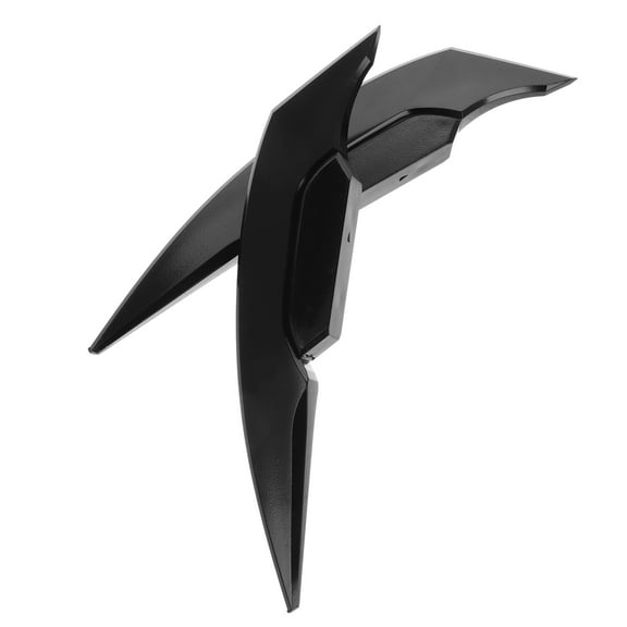 WEAVILUX Sleek Design Black Plastic 2PCS For Motorcycle Scooter