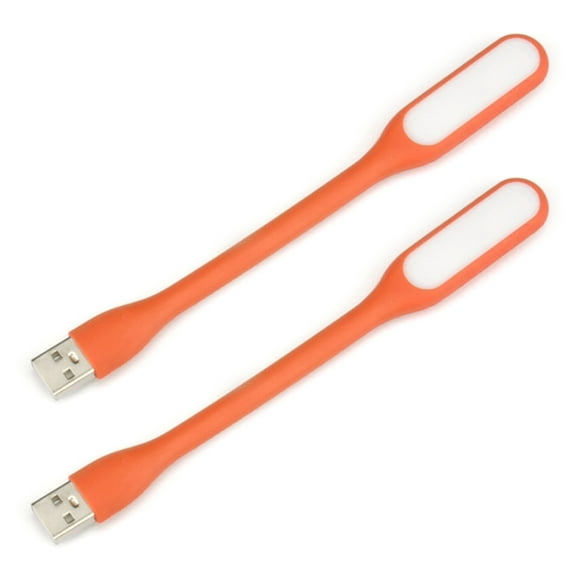 2 PCS Portable LED Keyboard Lights Flexible USB LED Light Eye-Protection Reading Lamp for PC Notebook Laptop