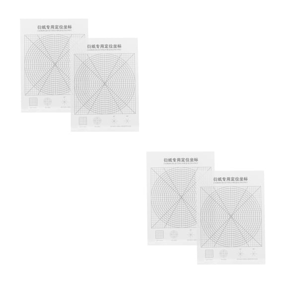 2 PCS Positioning Tool for Quilling Puzzle Pattern Template Bulk Transparent