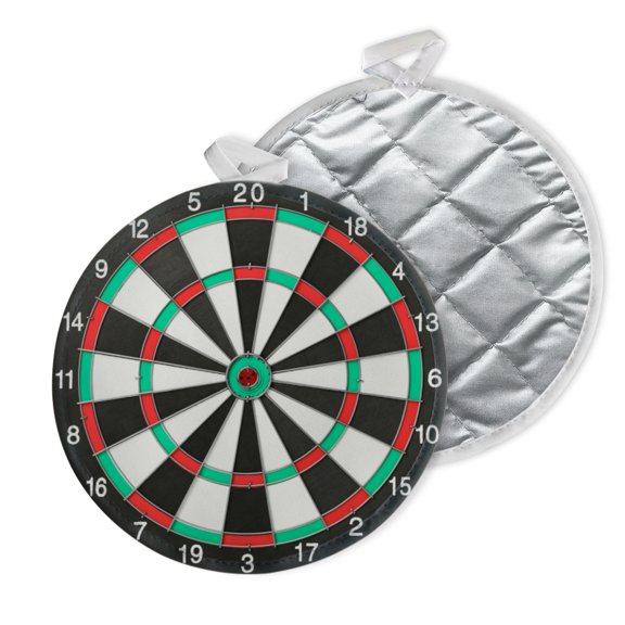 2 PCS Pot Holders for Kitchen,Potholders Sets with Hook for Oven,Cooking,Baking,Dart Board With Bulls Eye
