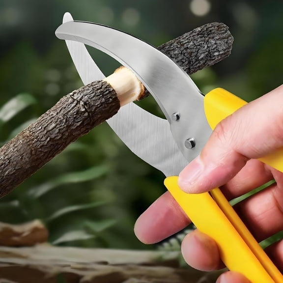 2 PCS Potted Plant Fruit Tree Orchard Ring Barking Cutter Scissor Professional Grafting Tool Girdling Shear Garden Tree Ring Barking Cutter Scissor (2)